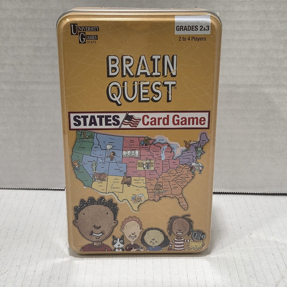 Brain Quest States Card Game 2014 Grades 2&3 Sealed
